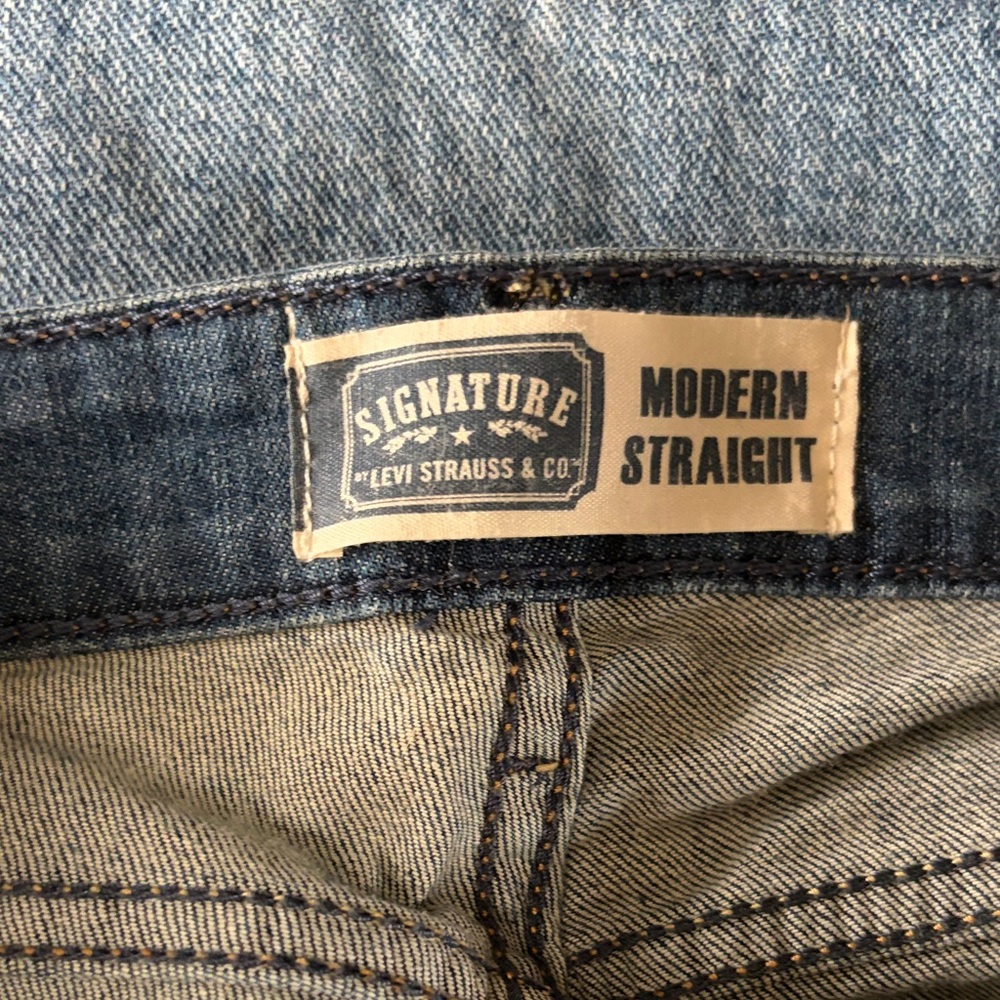 Levi's Signature Modern Straight Jeans - Dark Blue